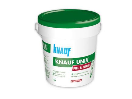 Pasta de juntas y acabado de secado lento Unik Fill & Finish Knauf - 1