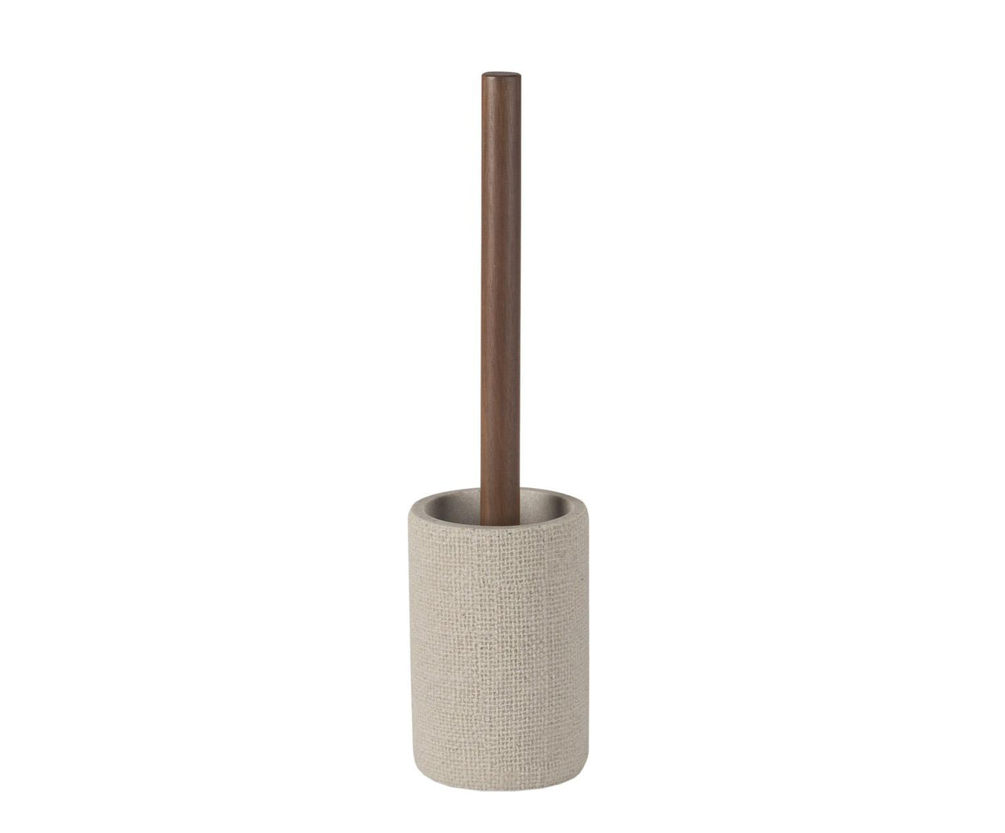 Escobilla poliresina con textura Ø9x36cm Andrea House