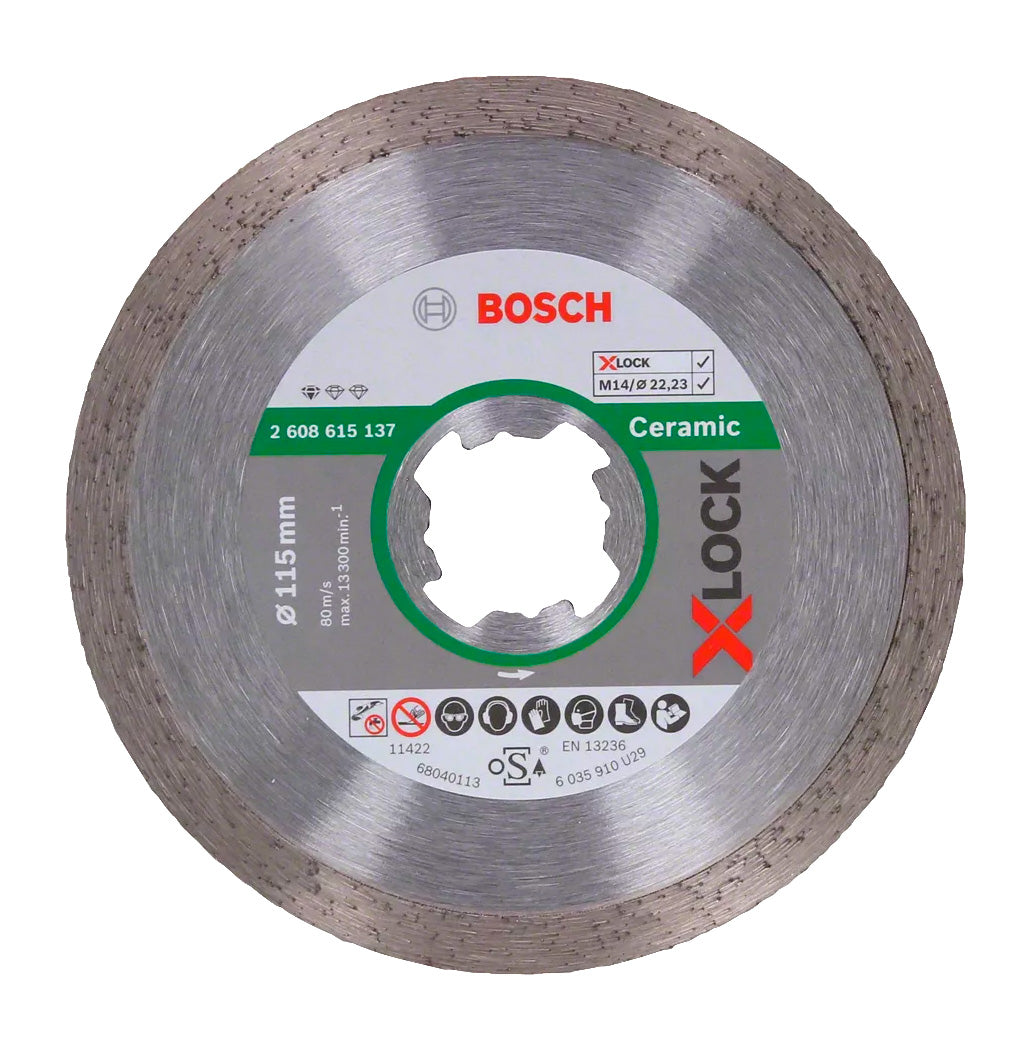 Disco de corte diamante X-LOCK Standard Ceramic Bosch