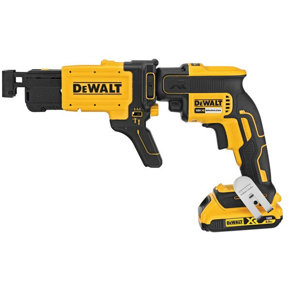 Atornillador para pladur Dewalt 18v 2 baterías 2.0 Ah con maletin + Cargador rápido de tornillos DCF620D2K