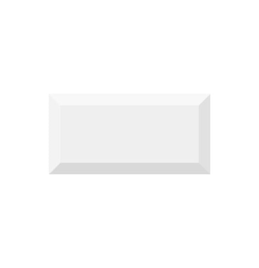 Caja 50 Piezas Azulejo Mugat Blanco 10x20 Vives (Caja 1 m2)