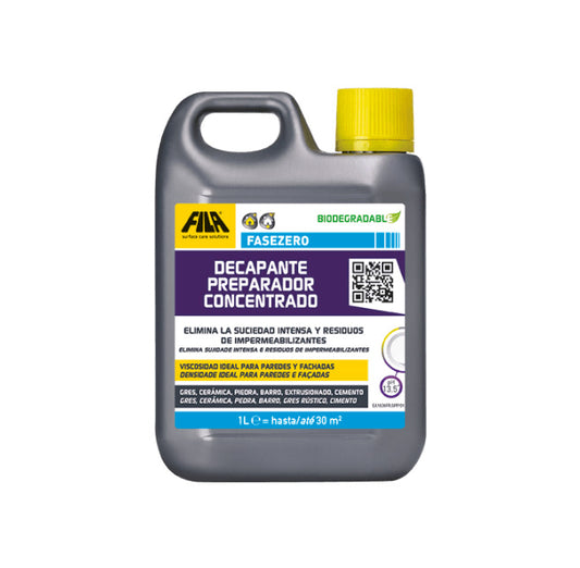 Garrafa Detergente decapante preparador Concentrado 1L Fila FASEZERO