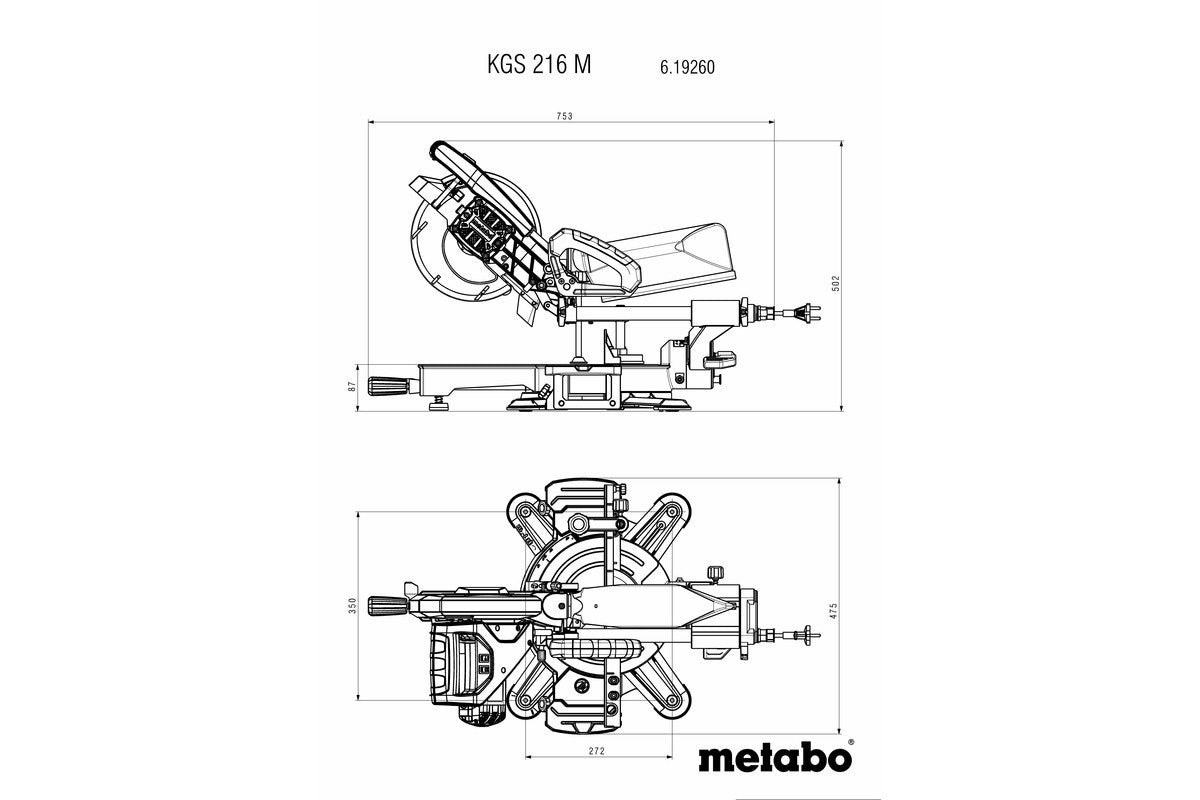 Ingletadora Metabo KGS 216 M METABO - 7