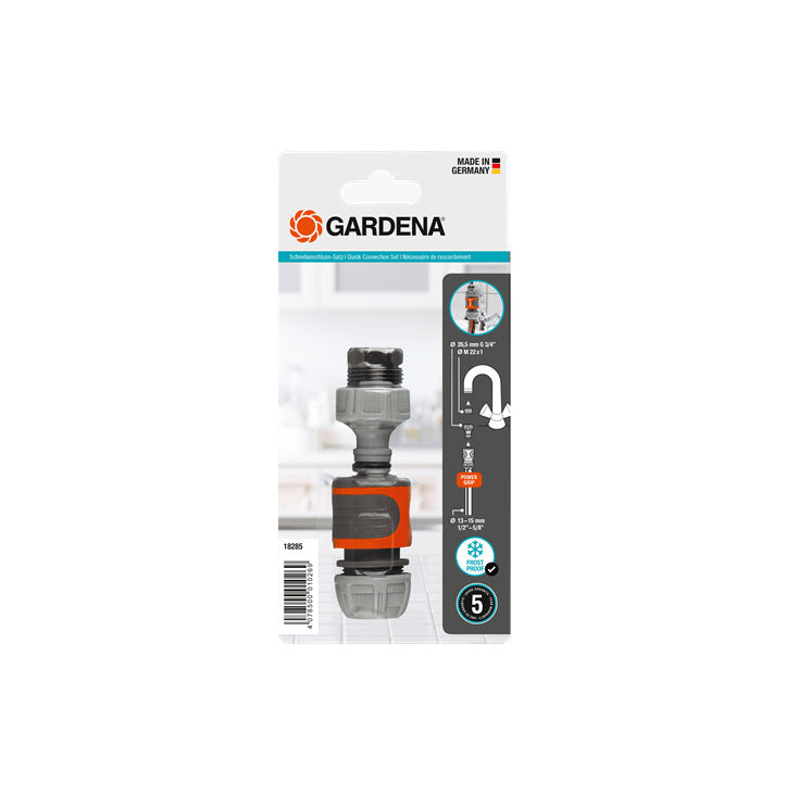 Kit de conexión triple para grifos de cocina Gardena DSG18285-20