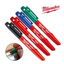 Blíster 4 marcadores punta fina de colores Milwaukee MILWAUKEE - 2