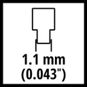 Cadena para motosierra 25cm Einhell GE-LC 18Li EINHELL - 2