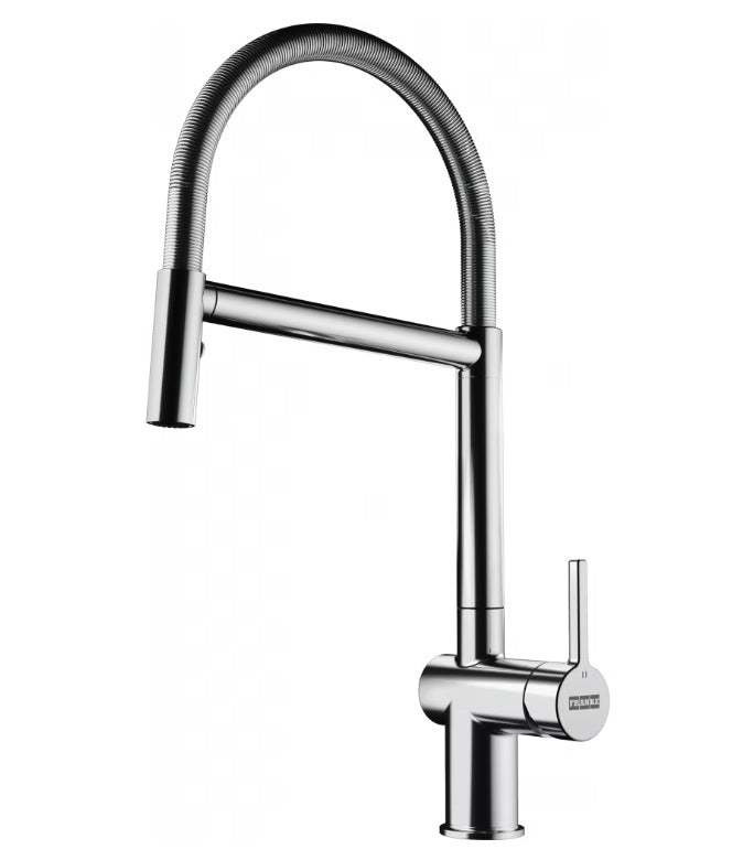 Grifo de Cocina Extraible Active Semi Pro 2 Jets CHR Cromo Franke 115.0653.407