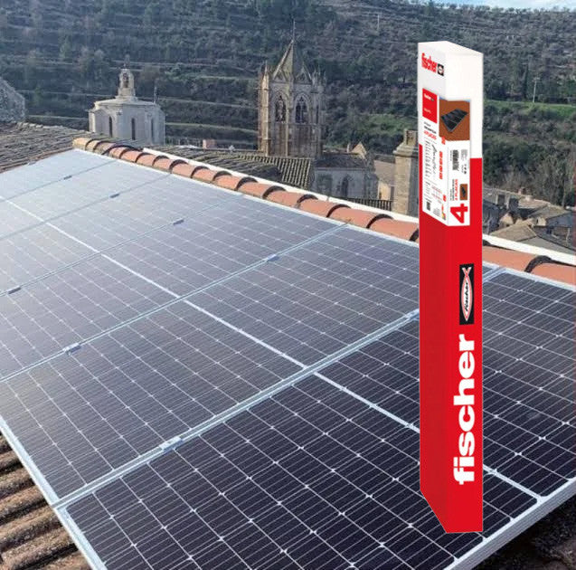 Kit Solar-Fix para Estructura Coplanar 4 módulos Fischer FISCHER - 14