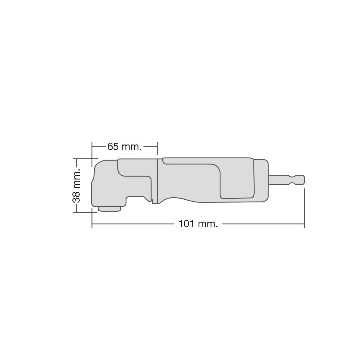 Acoplamiento angular magnético 2 en 1 Dewalt DT20500 DEWALT - 9