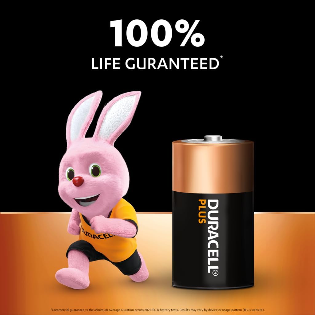 Paquete 2 Pilas alcalinas Duracell Plus Power C