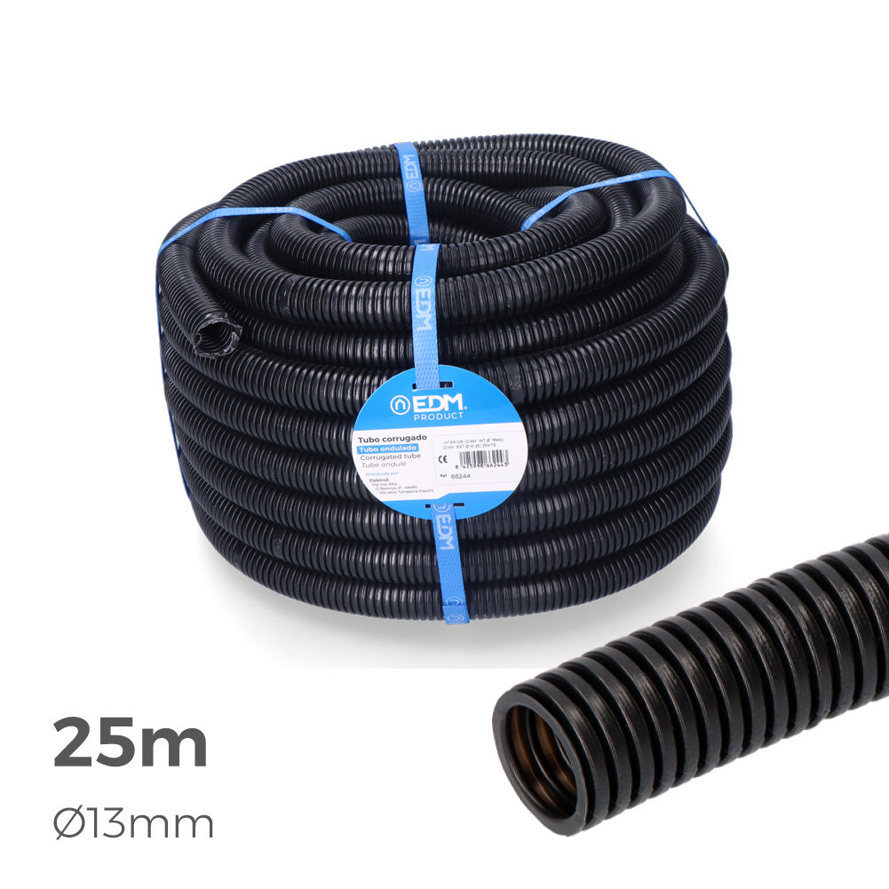 Tubo carrugado para interior 25m CE EDM