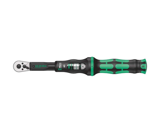 Llave dinamométrica con carraca reversible 2,5-25Nm Wera Click-Torque A 5 ref.075604