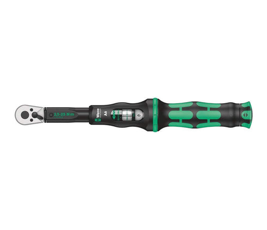 Llave dinamométrica con carraca reversible 2,5-25Nm Wera Click-Torque A 6 ref.075605