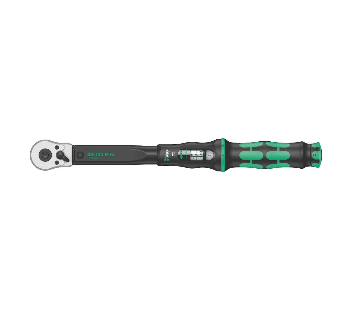 Llave dinamométrica con carraca reversible 20-100Nm Wera Click-Torque C 2 ref.075621