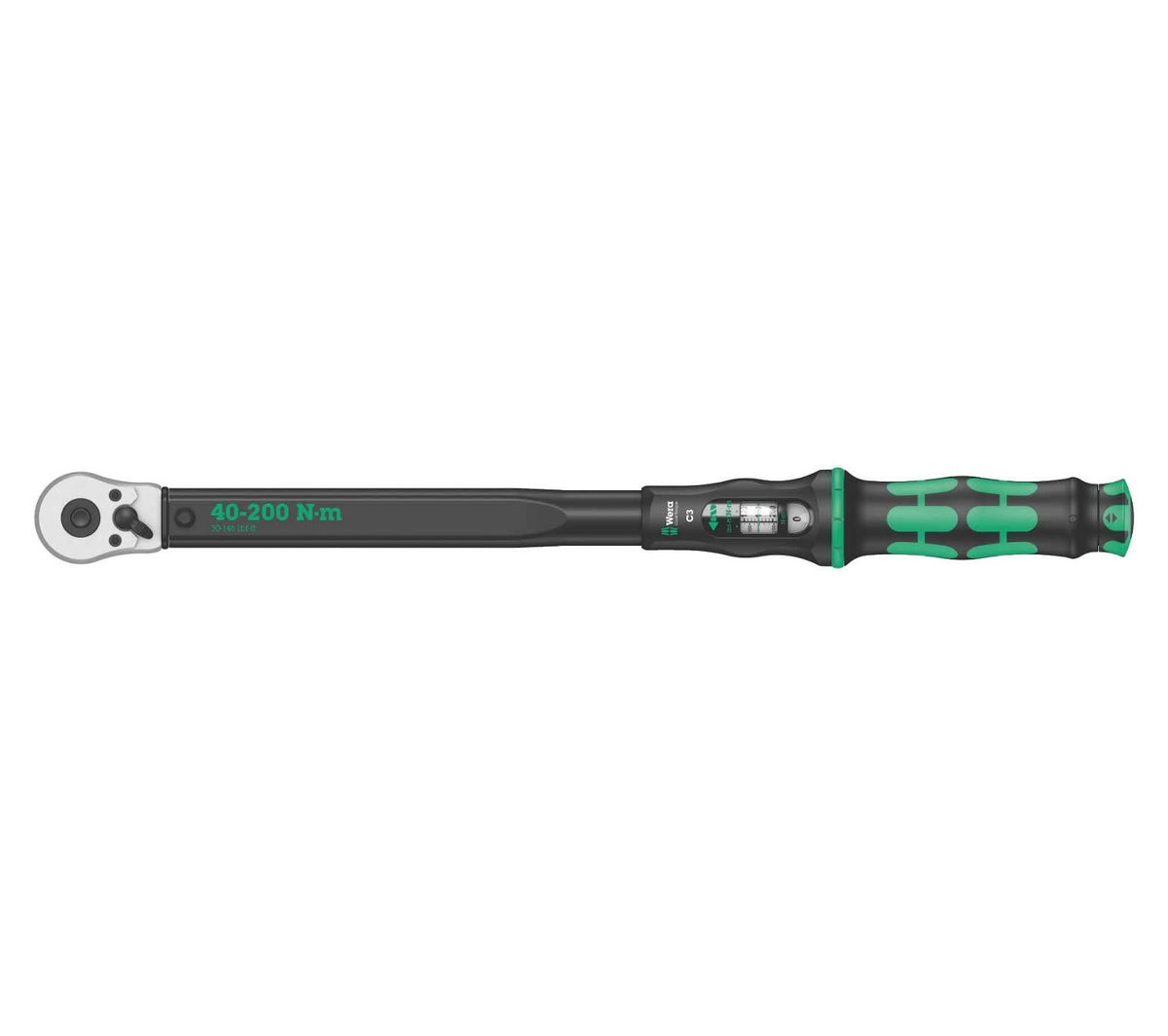 Llave dinamométrica con carraca reversible 40-200Nm Wera Click-Torque C 3 ref.075622