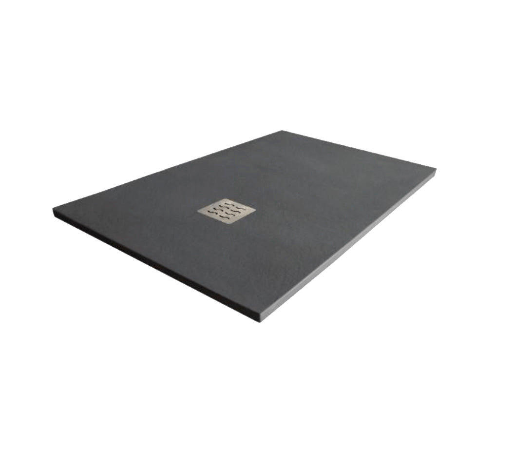 Plato de ducha Premium Textura pizarra natural con Sumidero 70x100cm
