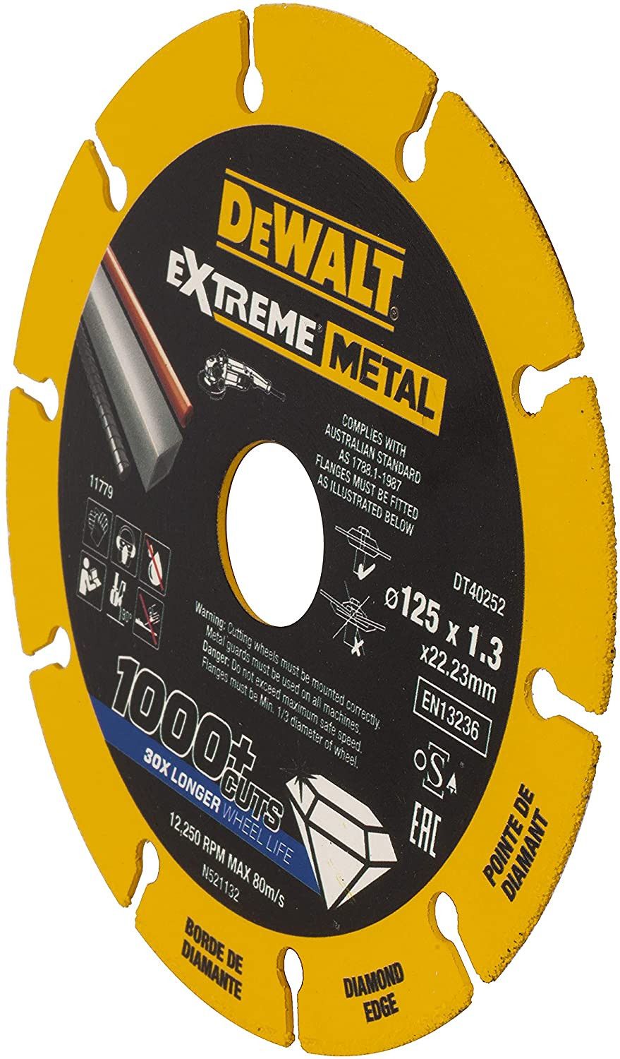 Disco de corte con borde diamantado Extreme Metal Dewalt DT40251 DEWALT - 2