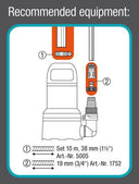 Bomba de Aguas Limpias 300W 9.000l/h Gardena 9000