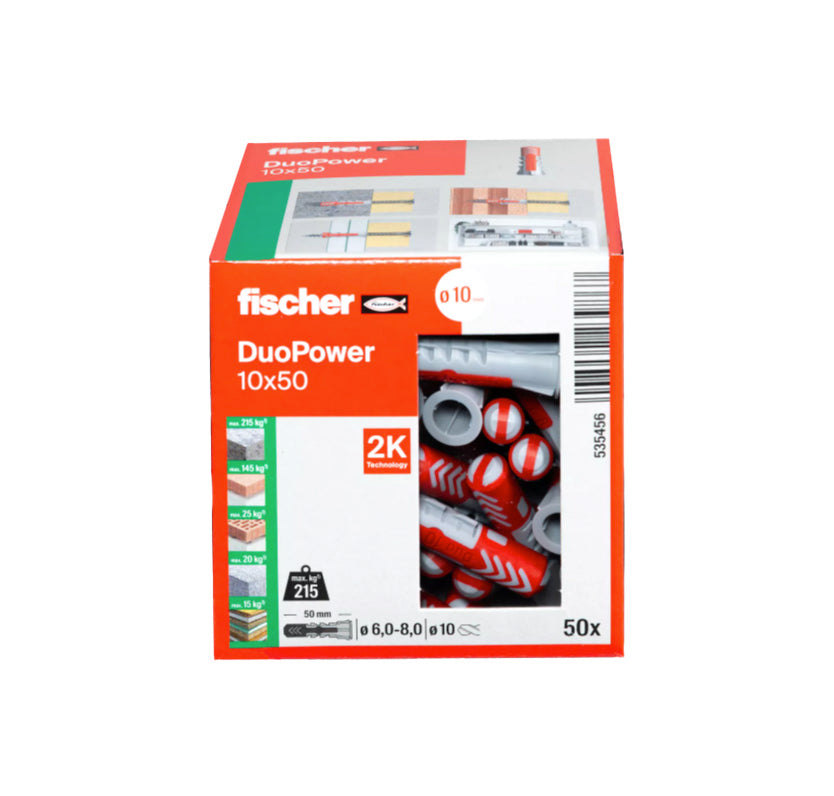 Caja Taco DuoPower de 6-12 mm Fischer