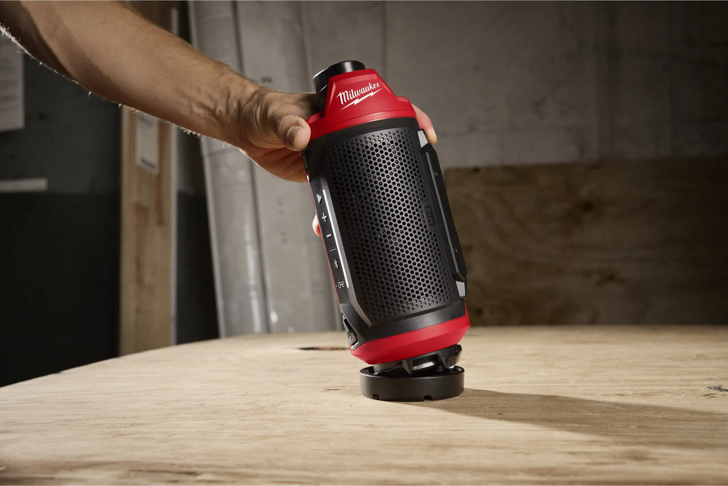 Altavoz M12 con Bluetooth compatible con Packout Milwaukee M12 SPEJSG2-0