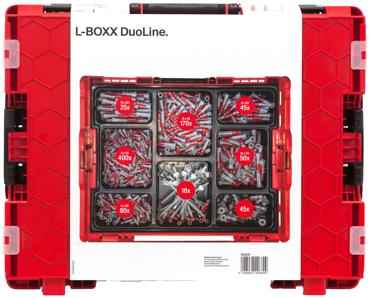 L-BOXX Surtido DuoLine 833 unidades Fischer