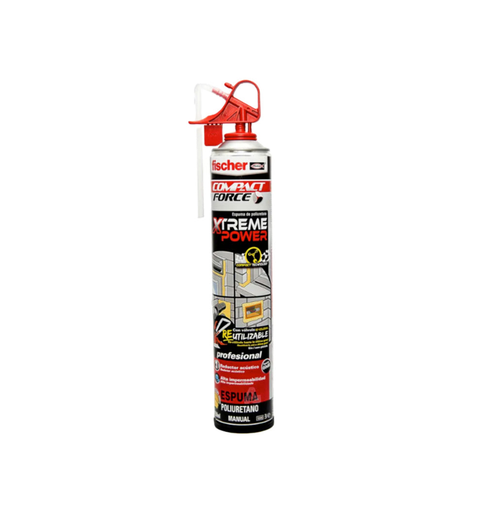 Espuma de poliuretano de alto rendimiento Xtreme Power 750ml manual Fischer