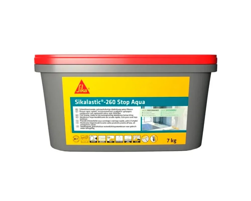 Membrana impermeabilizante líquida Sikalastic 260 Stop Agua 7kg Sika