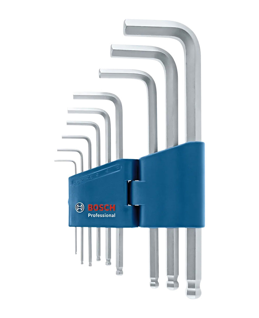 Juego de 9 llaves allen hexagonales Pro Bosch