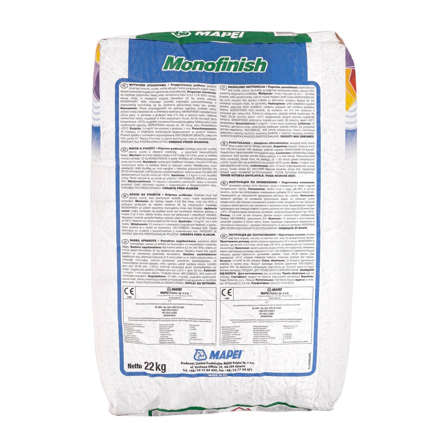 Monofinish Mapei 22 kg